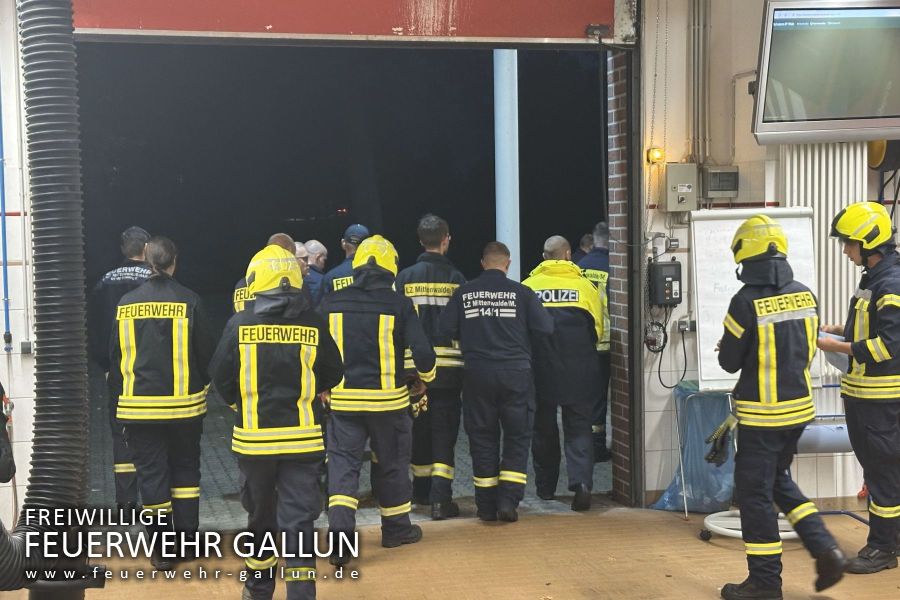 Ausbildung mit der Feuerwehr Mittenwalde